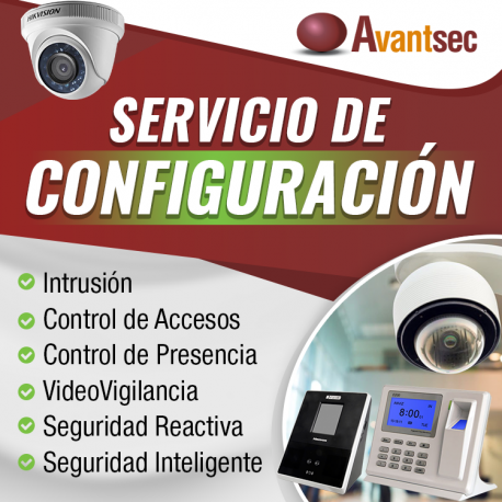 Servicio de configuración Alarmas de intrusión y técnicas