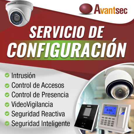 Servicio de configuración Avantsec sistemas de seguridad marca blanca