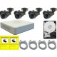 Kit de videovigilancia para exterior o interior REC960HBULL1