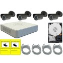 Kit de videovigilancia para exterior o interior REC960HBULL3