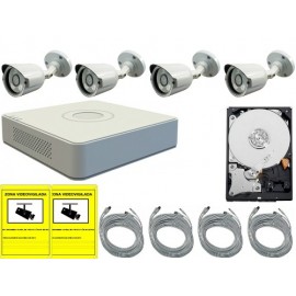 Kit de videovigilancia para exterior o interior REC960HBULL4