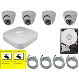 Kit de videovigilancia eco para interior o exterior