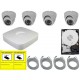 Kit de videovigilancia eco para interior o exterior