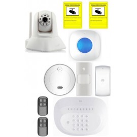 Kit de alarma PSTN inalámbrica y sistema de videovigilancia