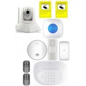 Kit de alarma PSTN inalámbrica y sistema de videovigilancia