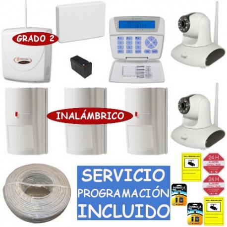 Kit de alarma grado 3 Bentel con cámaras IP megapíxel