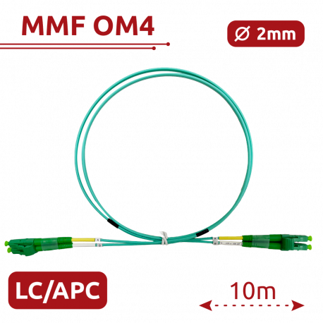 SF-LC-APC-LC-APC-OM4-DX-10M-A