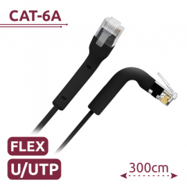 UTP6A-FLEX-3BK