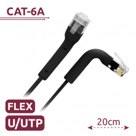 UTP6A-FLEX-02BK